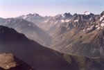 Les Agneaux, Le Pic de Neige Cordier et le Pelvoux.