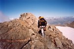Descente de l'arête.