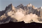 Les Aiguilles de Chamonix.