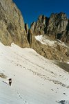 Dans les pentes de l'Aiguille du Belvédère.