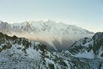 Le Mont Blanc vu du Col de la Glière.