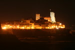 Antibes, de nuit.