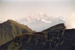 Le massif du Mont Blanc vu de la Dent d'Arclusaz.