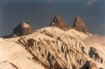 Les Aiguilles d'Arves vues de Saint Jean d'Arves.