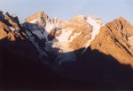 La Meije, vue du Col du Lautaret.