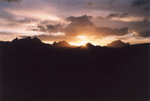 Coucher de Soleil au Refuge de la Vallette.