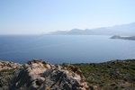 Golfe de Calvi. Au fond, les Agriates et le Cap Corse.