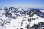 Mont Bégo, Grand Capelet, Neiglier, et le Lac Long en bas
