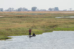 Mokoro sur la rivière Chobe.