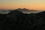 Coucher de soleil au col de Sormiou.