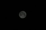 La pleine Lune photographiée du sommet du Cheiron