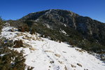 Les pentes sommitales de la Cime de Roccassièra