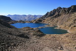 Le lac et son paysage minéral.