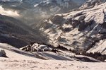 La vallée de la Giettaz. Nous sommes garés au petit hameau du Plan, à gauche.