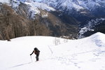 Crête de Pra-Gazé, gazeux au-dessus de Saint-Dalmas-le-Selvage.