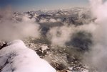 Du sommet, vue sur la Vanoise et le Grand Paradis.