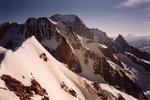 Les Aiguilles de Tré-la-Tête et le Mont Blanc.
