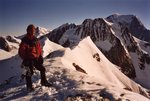 Alex et le Mont Blanc.