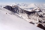 Grand ski sur le Glacier des Glaciers.