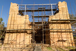 Les ruines du temple sabéen de Yeha, le plus ancien édifice d'Éthiopie, daté du VIIIe siècle av. J.-C.