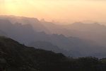 Lumières du soir sur les hauts plateaux.