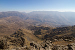Du Bwahit (4437 m), panorama sur le Ras Dashen (4550 m), le point culminant de l'Éthiopie.
