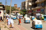 Tuk-tuks dans les rues de Gondar.