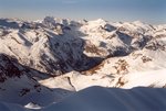 Au col, on découvre le panorama sur la Haute Maurienne.