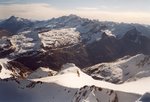 Côté italien, la Grivola et le Grand Paradis.