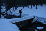 Traversée du torrent de la Sanguinière