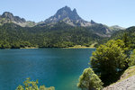 Lac de Bious Artigues et pic du Midi d'Ossau.
