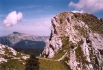 Près du sommet de la Lance Sud de Malissard (2045 m). Au fond, le Grand Som.