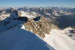 Sur l'arête.