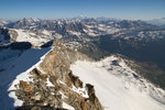 Vue vers le nord et le mont Blanc.