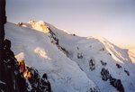 Le Mont Blanc (4807 m) vu de l'Aiguille du Midi (3842 m).