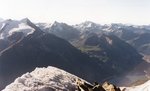 Le Lac du Chevril, dominé par l'Aiguille de la Grande Sassière et la Tsanteleina.