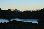 Lever du soleil au lac et refuge de Rabuons.