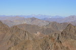 Le massif des Ecrins, avec le Glacier Blanc à sa droite, et les aiguilles d'Arves.
