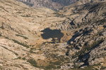 Le Lac de l'Oriente vu du sommet.