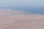 Swakopmund vue du ciel, entre désert et océan Atlantique