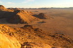 Coucher du soleil sur le Namib