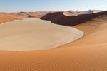Dead Vlei vu des pentes de Big Daddy