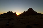 Coucher de soleil à Spitzkoppe