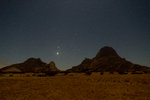 Paysage nocturne à Spitzkoppe