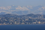 La Côte d'Azur et les Alpes.
