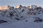 Le massif de la Meije.
