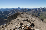 Vue du sommet vers l'est.