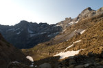Le cirque de Gavarnie vu du col des Sarradets.