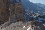 Sur le fil de l'arête, après la Fausse Brèche