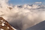 La Grande Sassière apparaît à l'horizon.